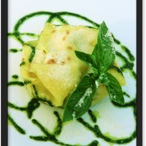 Lasagnette al pesto leggero con patate e fagiolini
