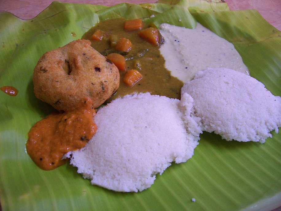 india-idli-wada-is-a-traditional-breakfast-in-the-southern-part-of-the-country-idli-is-a-cake-made-with-fermented-black-lentils-and-rice-and-served-with-chutney-and-sambar