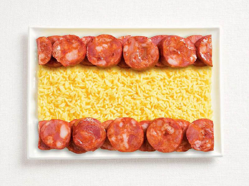 16spain-flag-made-from-food