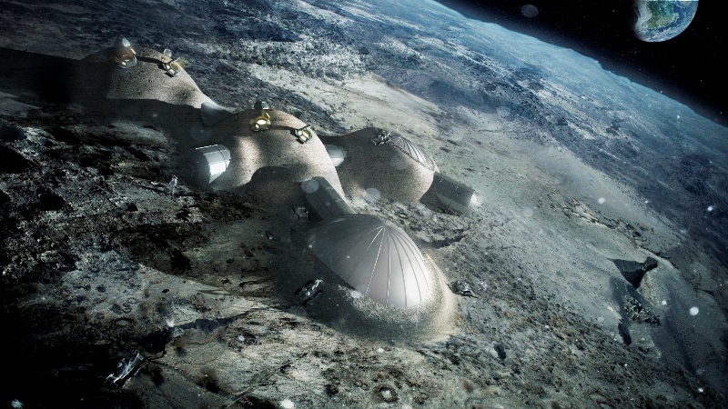 Fosterpartners Lunar 3D habitation