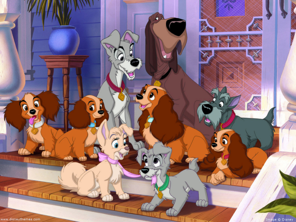2-generations-of-Lady-and-the-Tramp-disney-13087886-1024-768