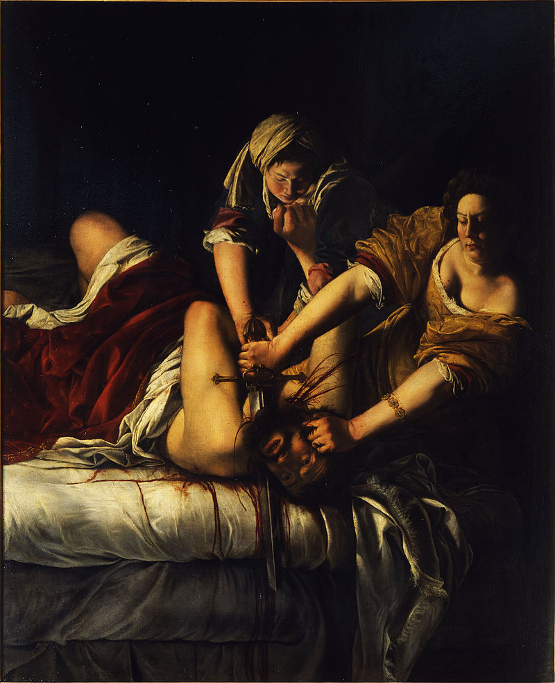 800px-Artemisia Gentileschi - Giuditta decapita Oloferne - Google Art Project