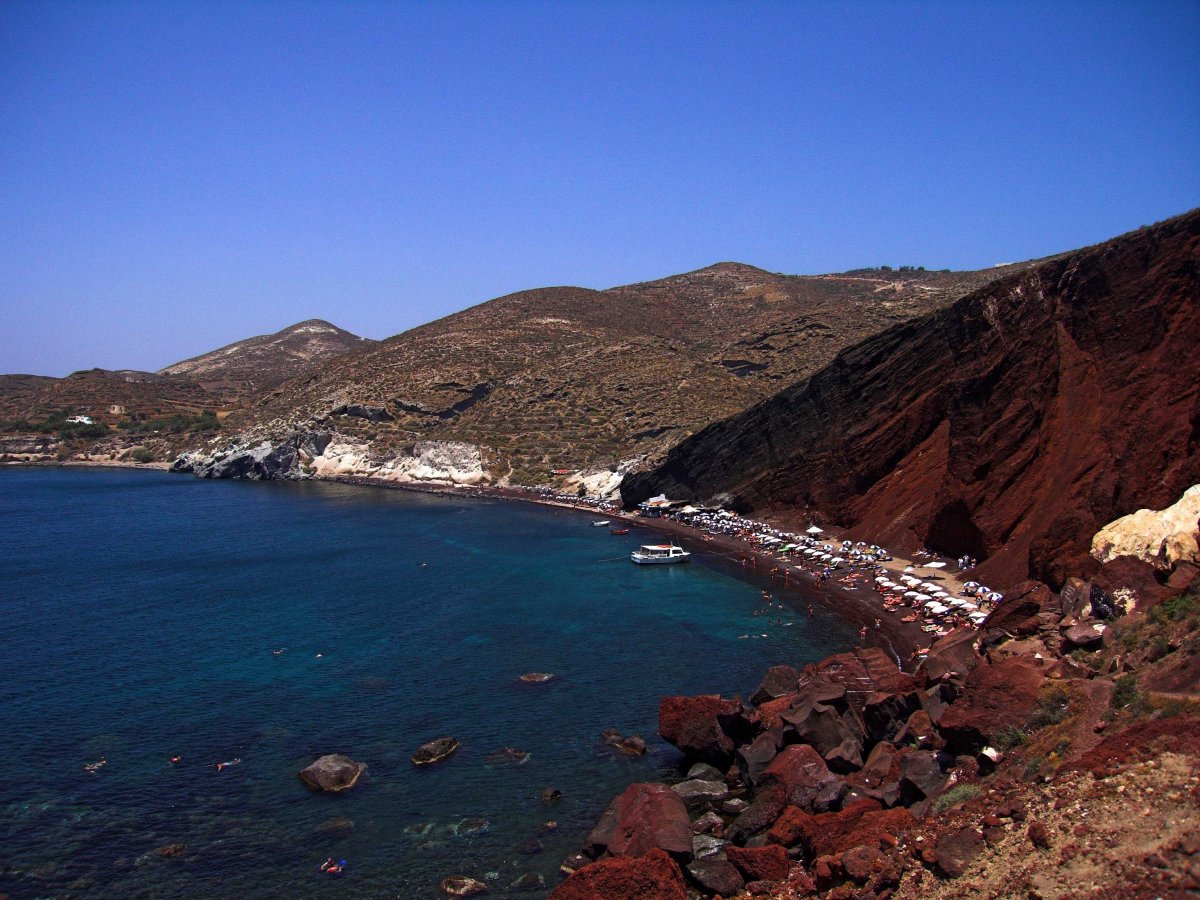 sand santorini