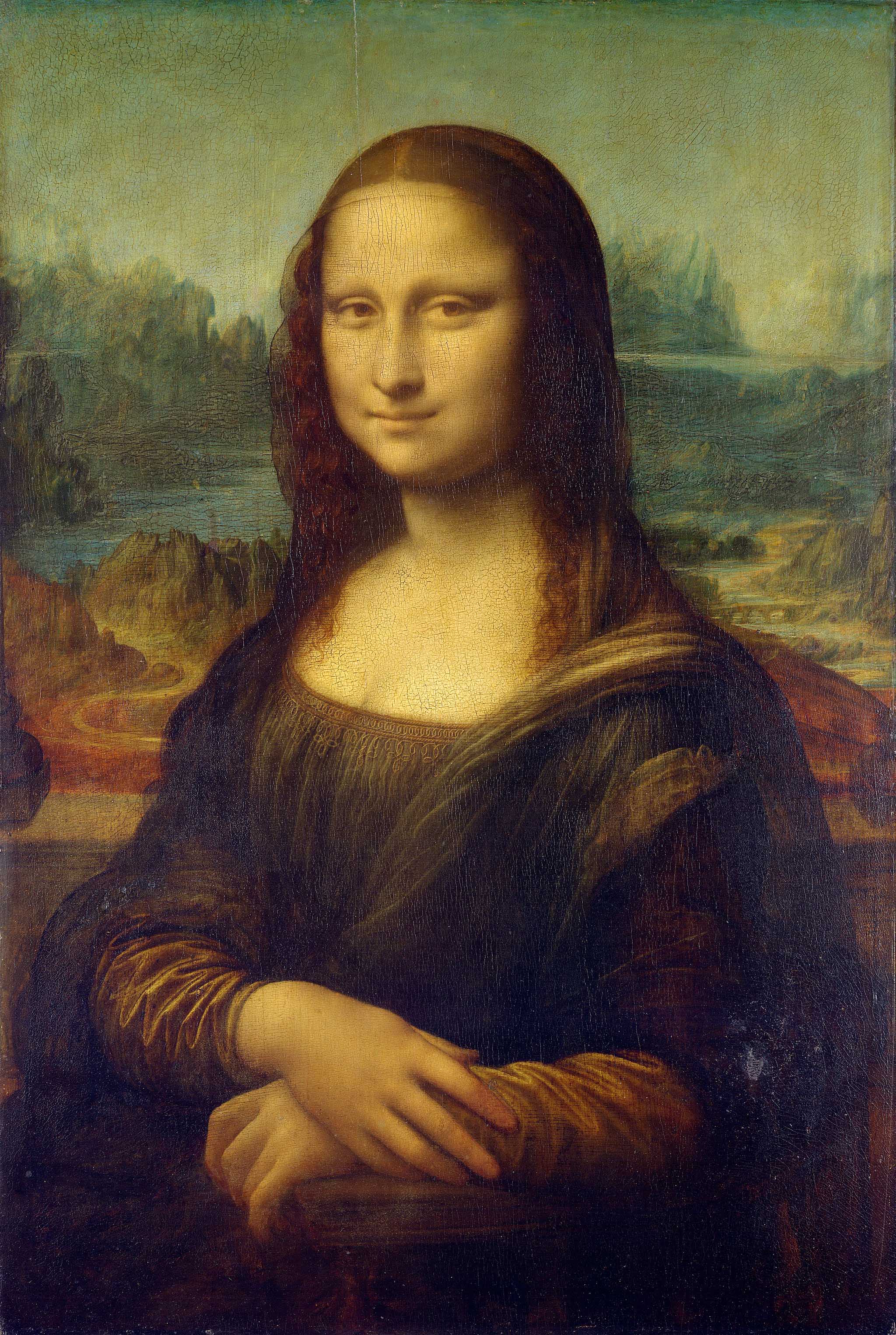 1.Mona Lisa by Leonardo da Vinci from C2RMF retouched