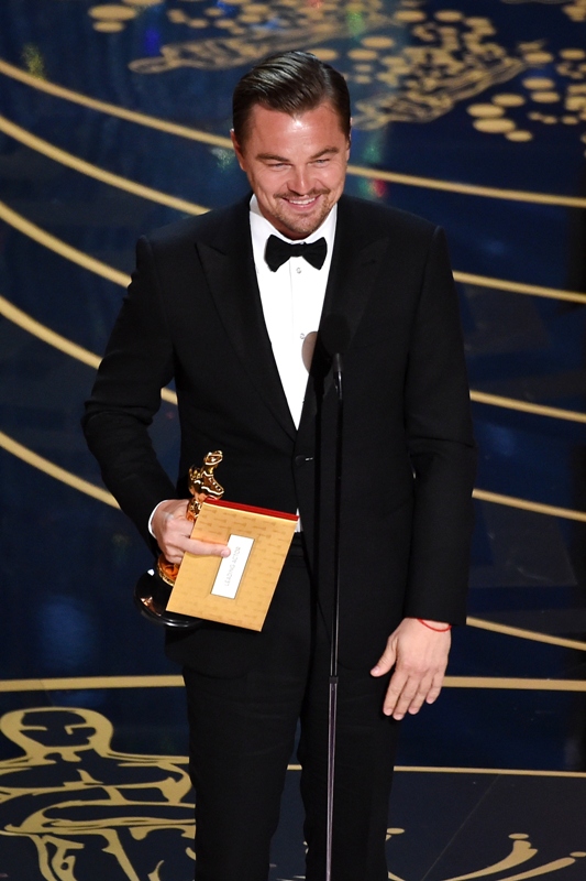 leonardo di caprio winner oscar 2016