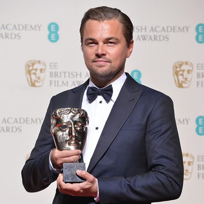 leonardo di caprio bafta awards