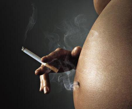 smoking pregnant