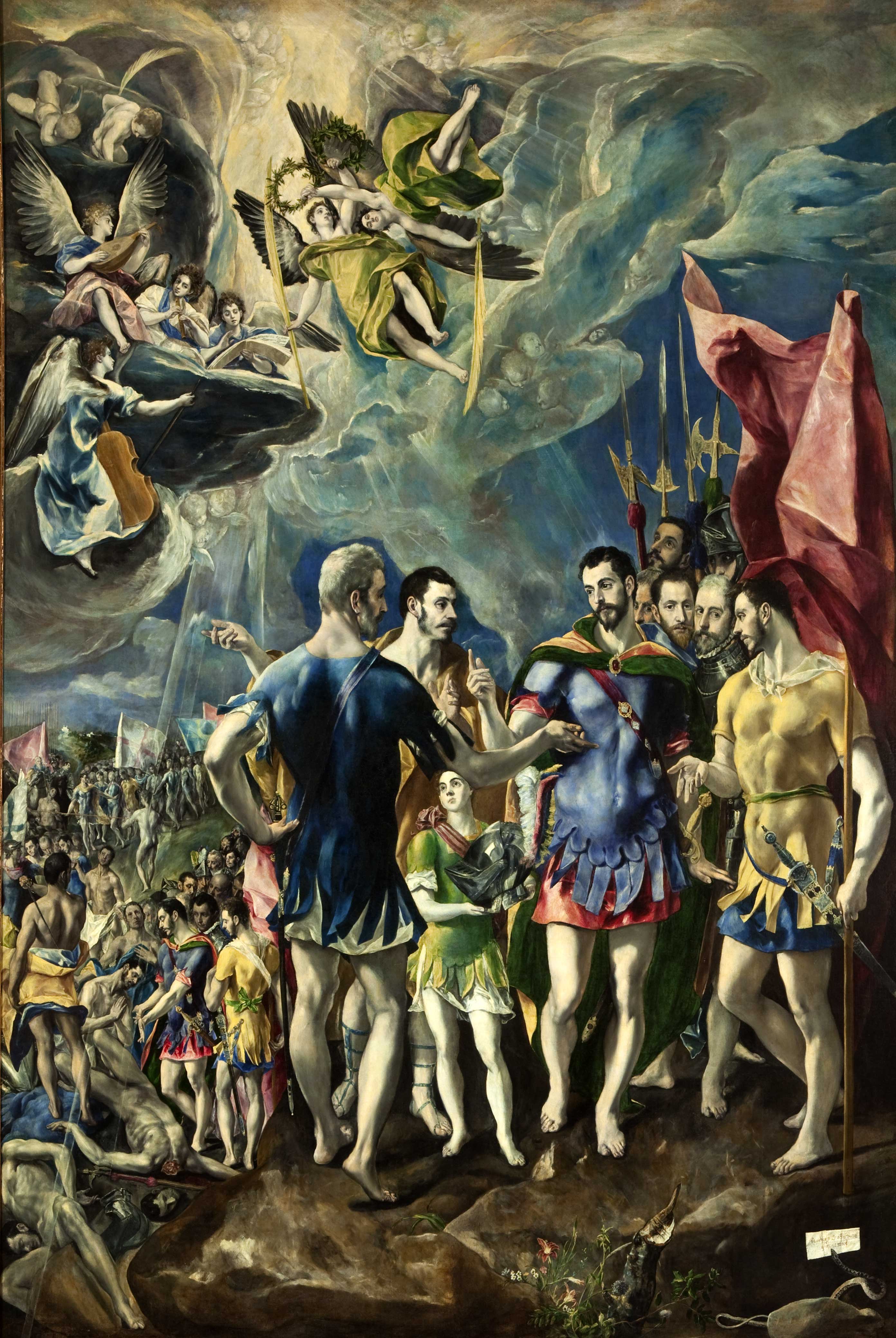 Martirio de San Mauricio El Greco