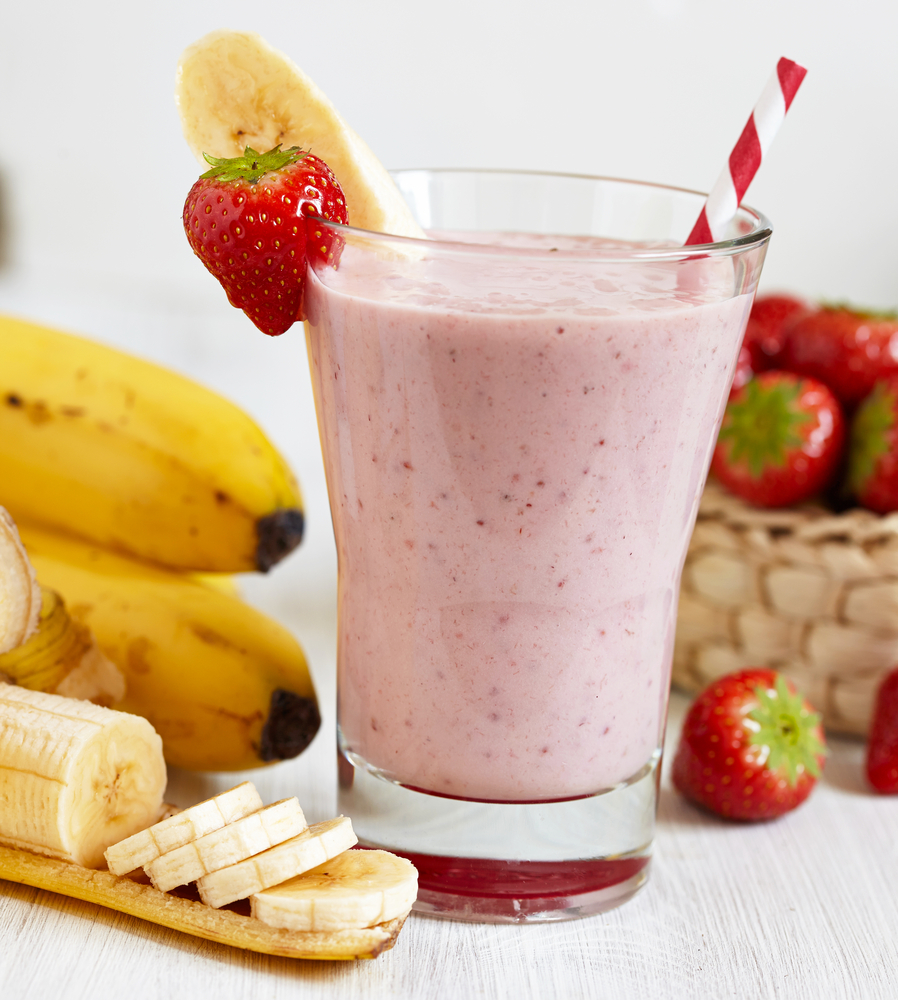 banana strawberry smoothie