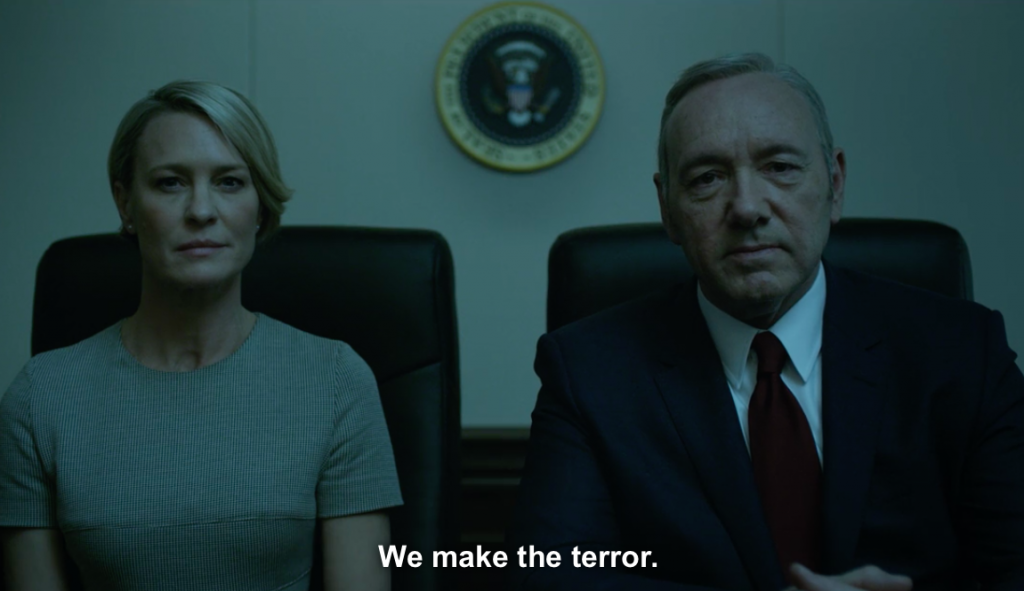 we make the terror house of cards