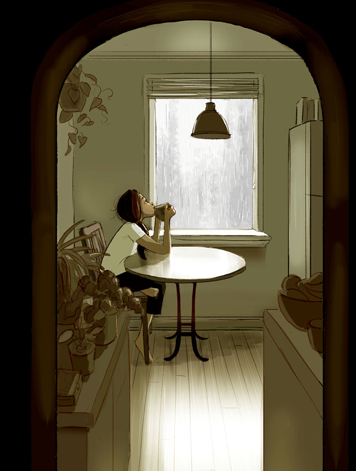 happiness living alone illustrations yaoyao ma van as 116 59918575431d5 700