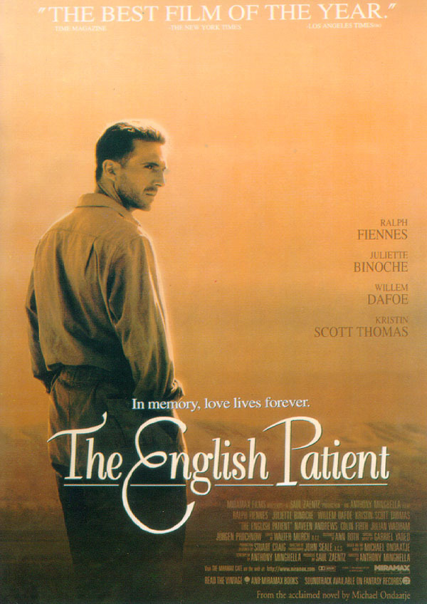 The English Patient Movie Poster the english patient 13662430 600 848