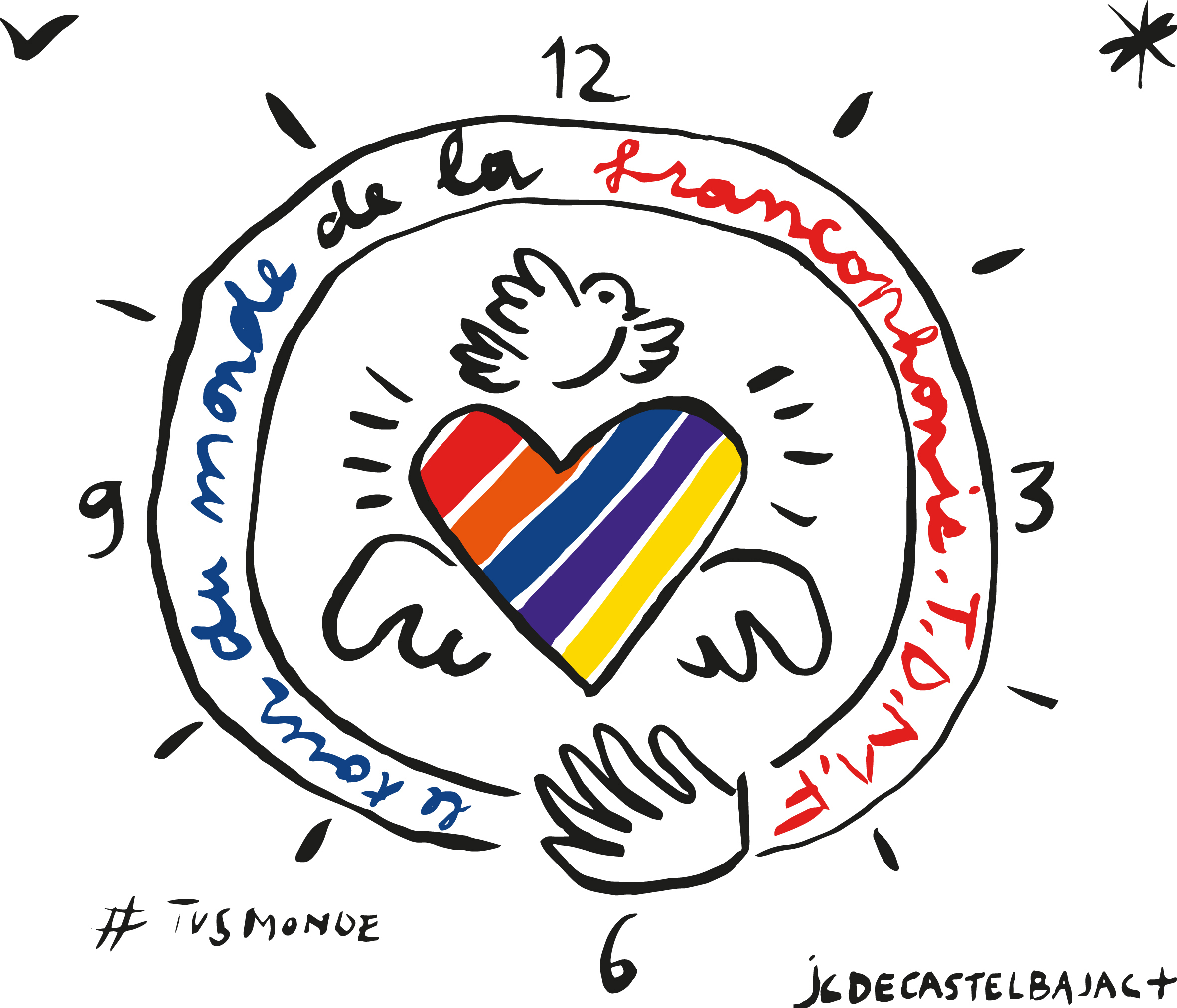 TOUR MONDE FRANCOPHONIE 0LOGO