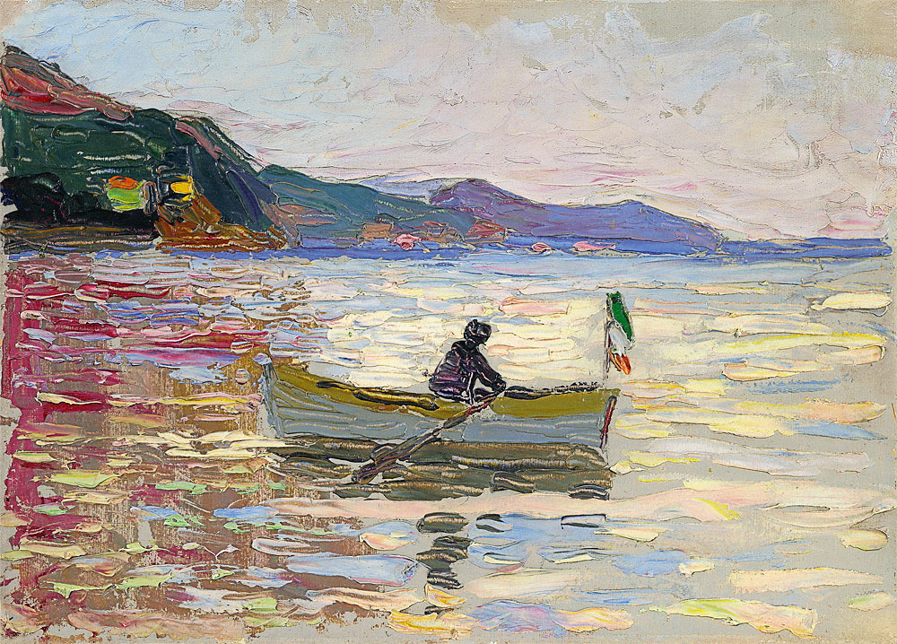 Rapallo boat in the sea 1906