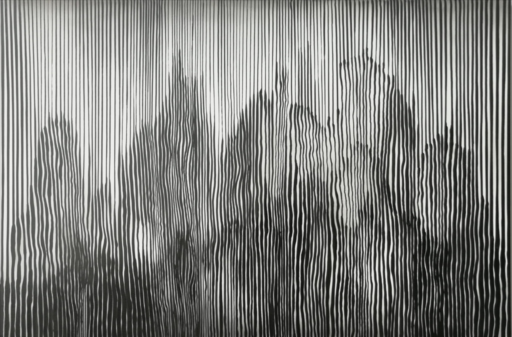 «Breezing 2», 2019 | ink and emulsion on canvas: 100x150cm