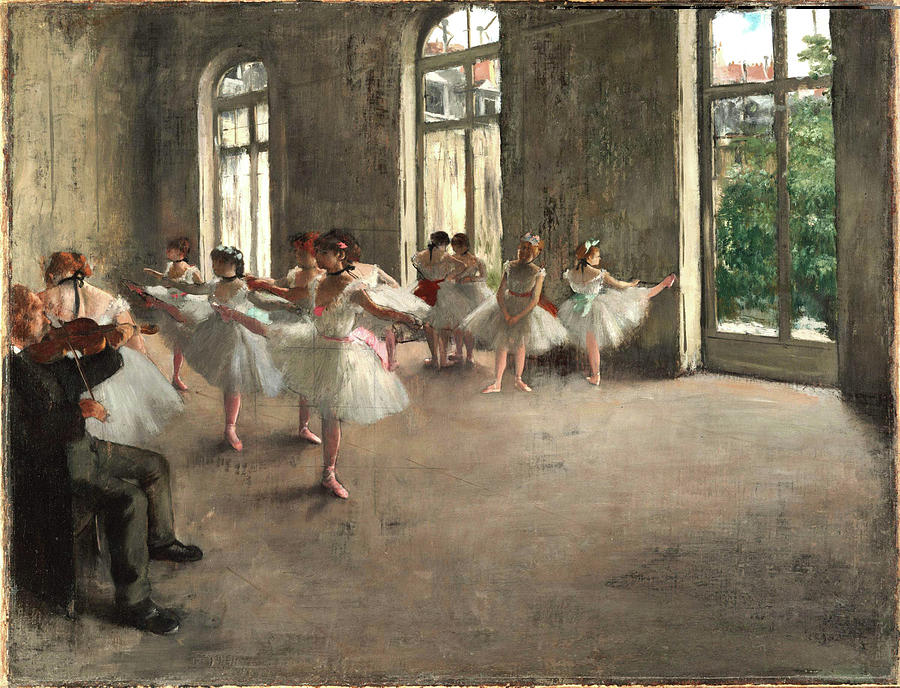 Ballet Rehearsal, 1873, Edgar Degas, The Fogg Art Museum, Cambridge, Massachusetts