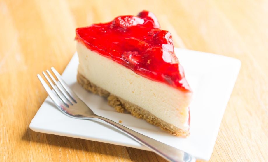 Cheesecake με μαρμελάδα φράουλα