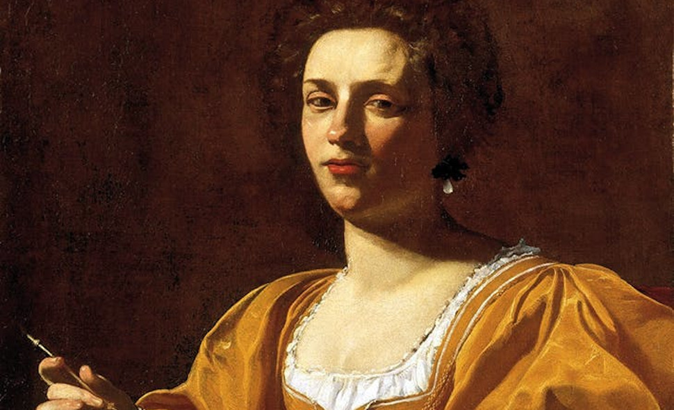 Πορτρέτο της Artemisia Gentileschi (c. 1623–26) από τον ζωγράφο Simon Vouet. © Fondazione Pisa