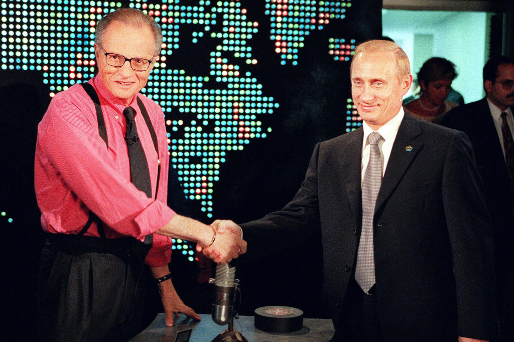 Ο Λάρι Κινγκ με τον Πούτιν το 2000