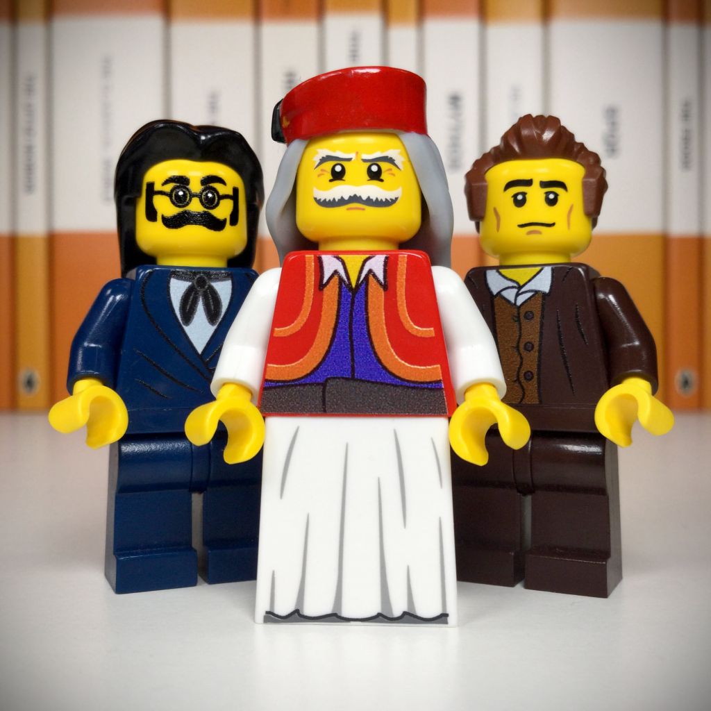 Οι πρωταγωνιστές της Επανάστασης του 1821 σε Lego, φωτογραφία/credits: Lego Classicists