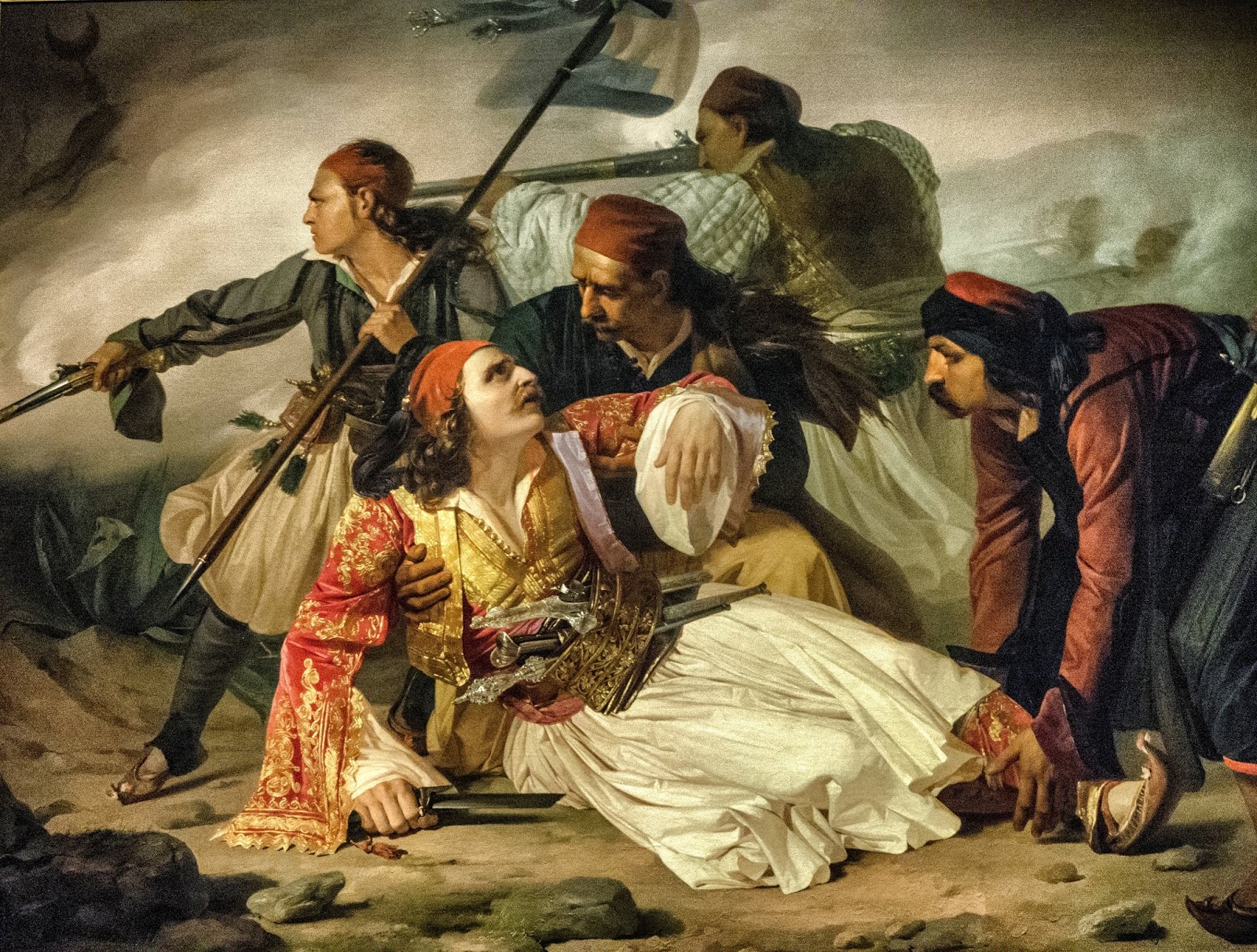 ν «Ο θάνατος του Μάρκου Μπότσαρη» (1841), Δημοτικό Μουσείο Τεργέστης