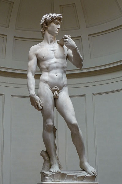 Δαυίδ, Μιχαήλ Άγγελος, 1501-1504, Galleria dell'Accademia (Φλωρεντία), φωτογραφία/credits: Jörg Bittner Unna