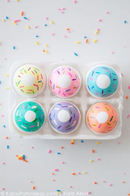 Donut Easter Eggs © Kara's Party Ideas