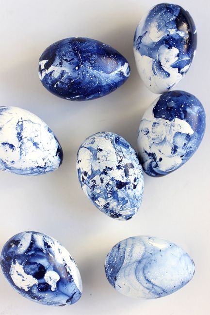 Marbled Indigo eggs © Alice & Lois