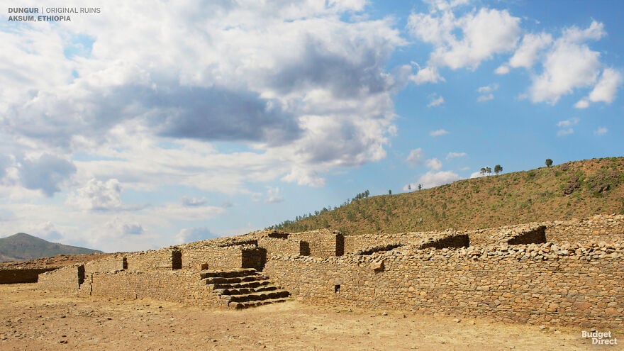 Dungur Palace, «Palace of the Queen of Sheba», Ethiopia