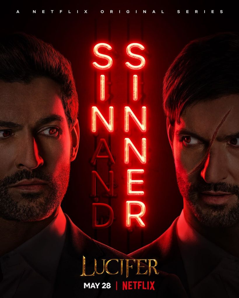 Lucifer VS Michael στο Β' μέρος της 5ης σεζόν. Φωτογραφία: Netflix