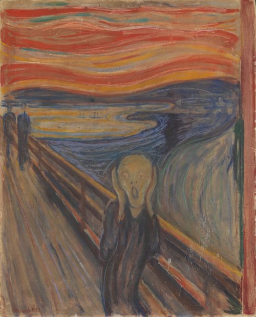 Edvard Munch, “The Scream” (1893) / Φωτογραφία: National Gallery of Norway via Wikimedia Commons Public Domain