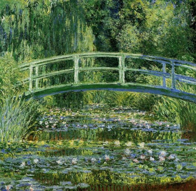 Claude Monet, “Water Lilies and Japanese Bridge” (1897-1899) / Φωτογραφία: The Athenaeum via Wikimedia Commons Public Domain