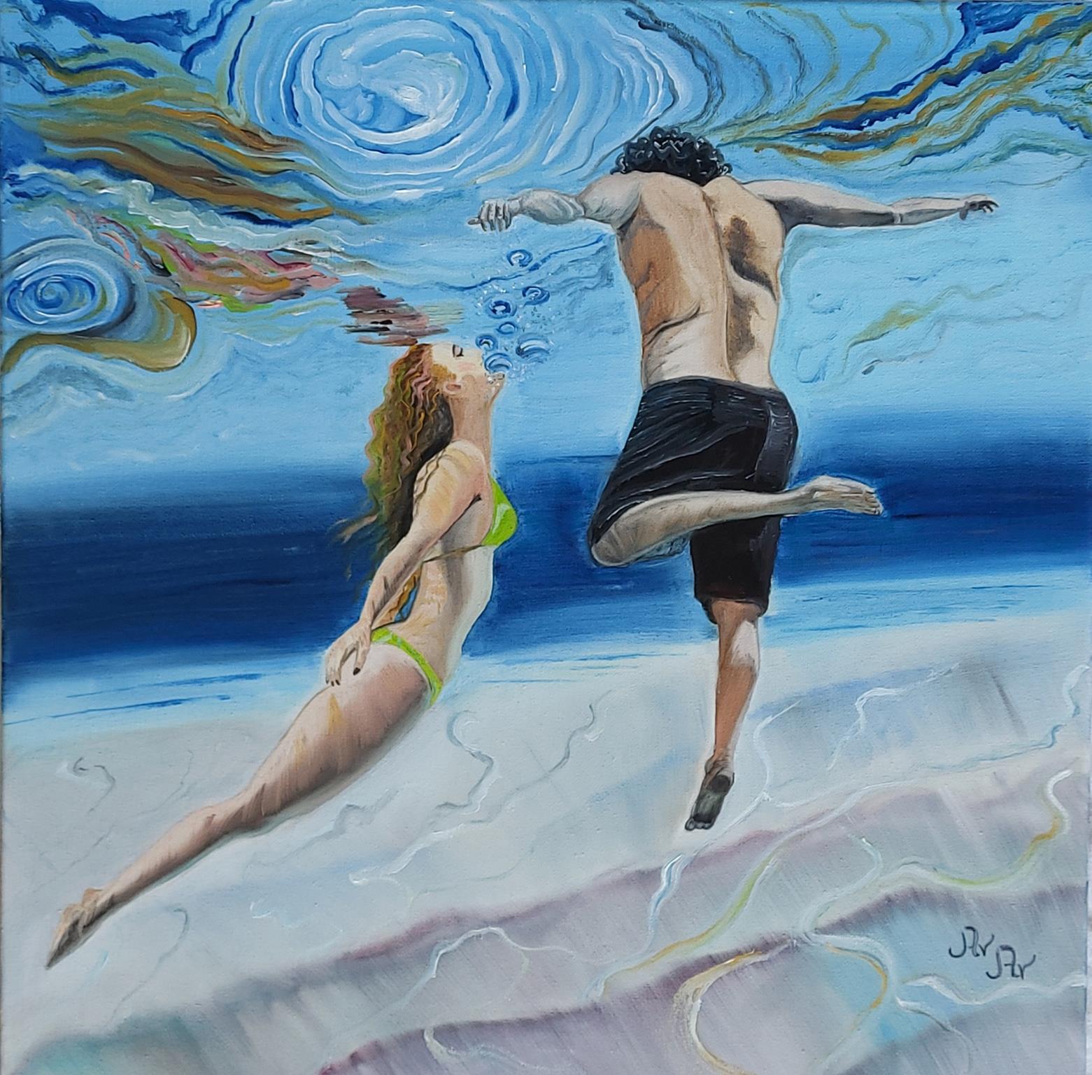 Ανθρακοπούλου Αναστασία, 50x50cm, Λάδια σε καμβά