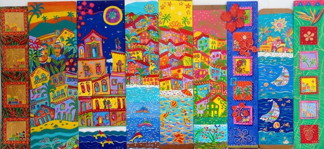 Καλοκαίρι - Μικτή τεχνική σε κόντρα πλακέ