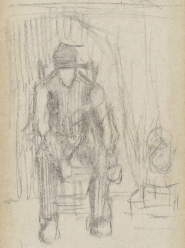 Ένα από τα σκίτσα. Courtesy of the Van Gogh Museum.