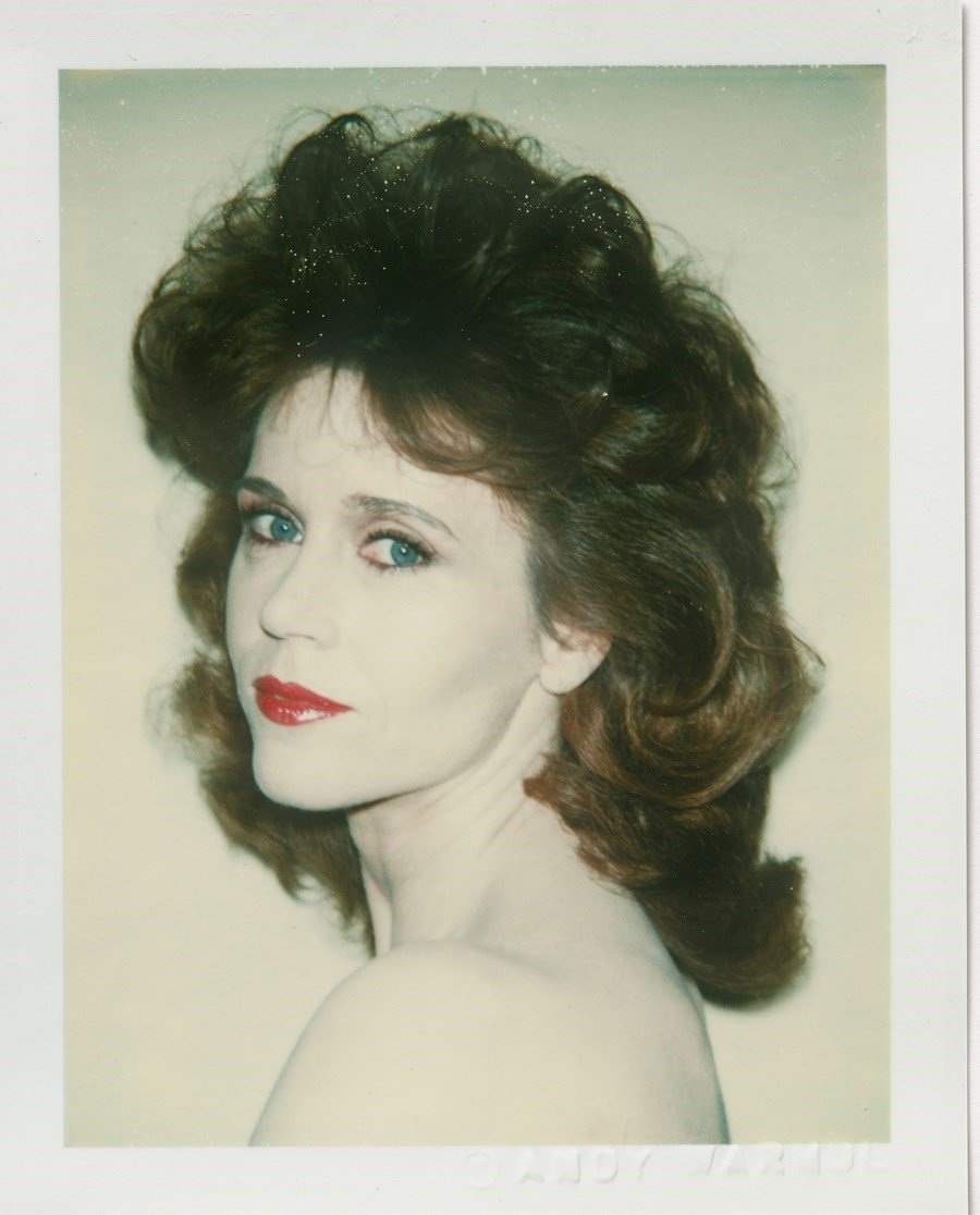 Jane Fonda, Photography Andy Warhol, courtesy of the Andy Warhol Foundation / Bastian Gallery