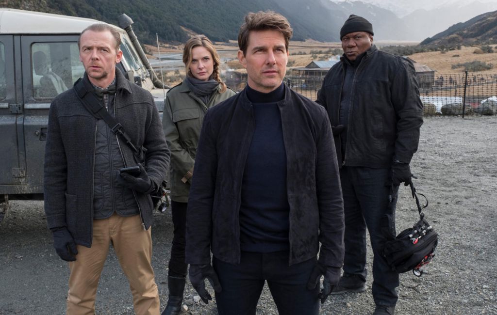 Simon Pegg, Rebecca Ferguson, Tom Cruise και Ving Rhames στο Mission: Impossible – Fallout. Credit: Paramount pictures