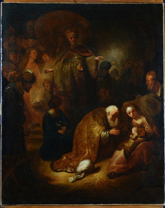 Rembrandt van Rijn, The Adoration of the Magi (1632–33). Courtesy of the Fondazione Patrimonio Italia.