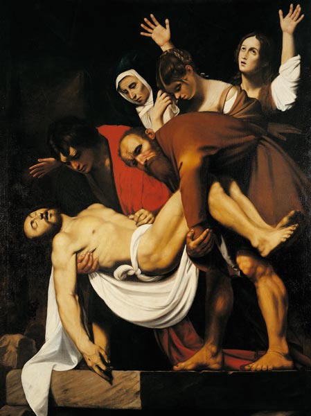 Η ταφή του Χριστού -Μικελάντζελο Μερίζι ντα Καραβάτζο 