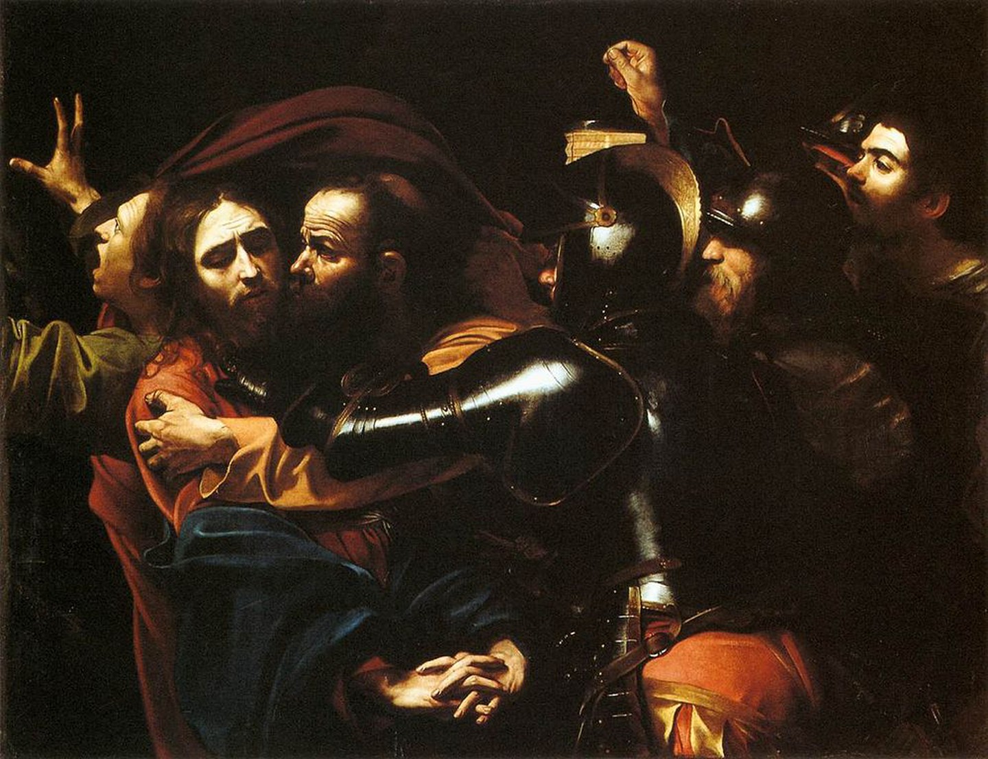 Η σύλληψη του Χριστού, 1602. Φωτογραφία: Caravaggio/WikiCommons