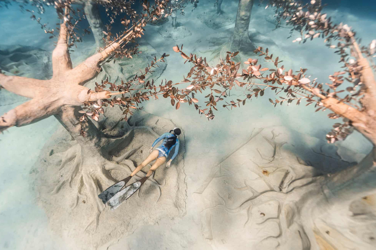 Το νέο υποβρύχιο μουσείο στην Αγία Νάπα. Courtesy of Jason DeCaires Taylor