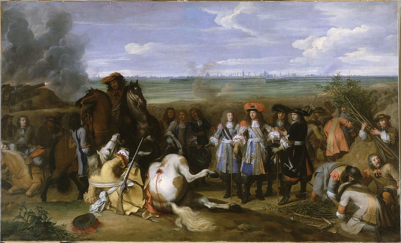 Ο Λουδοβίκος ΙΔ' στον Πόλεμο της Επανάκτηση του 1667, Baudouin Yvart. Photo Credits: Wikimedia Commons