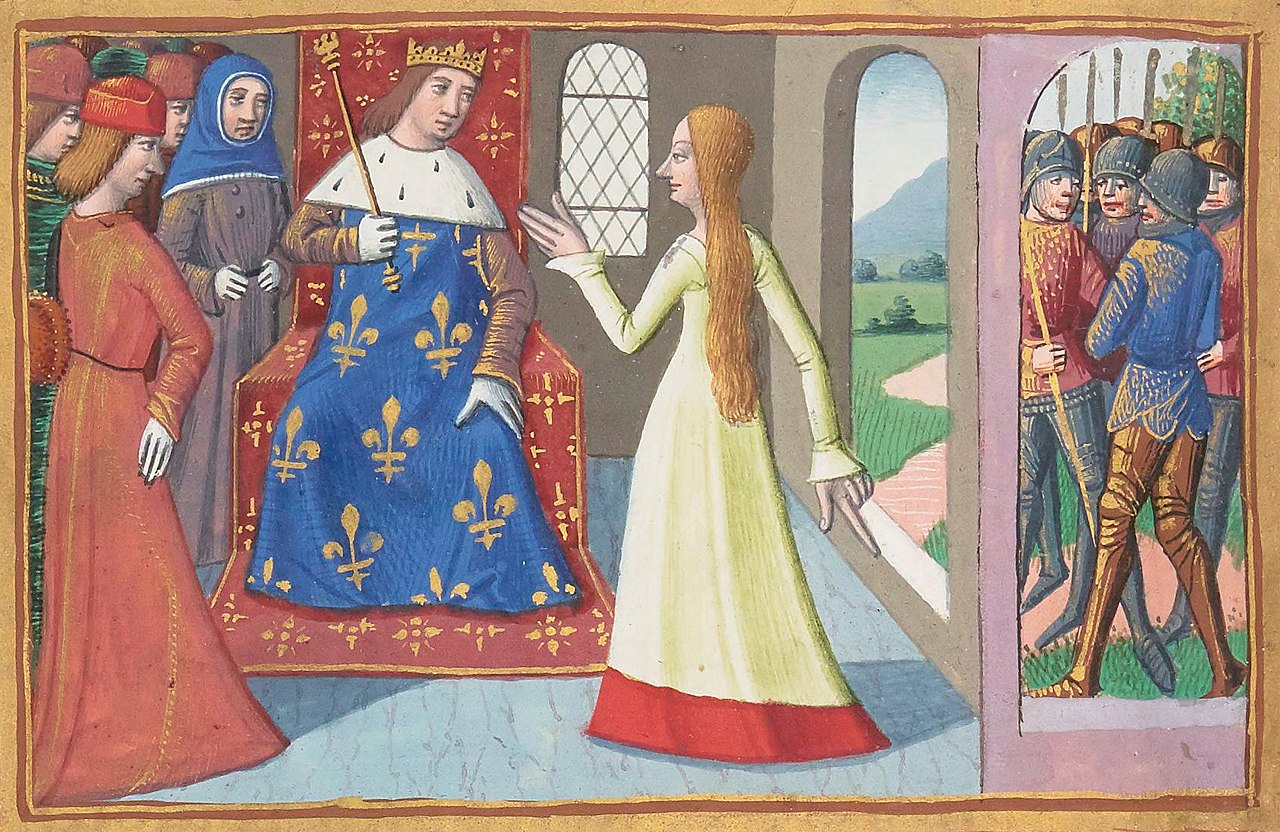 Η Ιωάννα της Λωρραίνης πείθει τον Κάρολο Ζ' να συνεχίσει την πολιορκία της Τρουά. Photo Credits: Wikimedia Commons/Gallica Digital Library