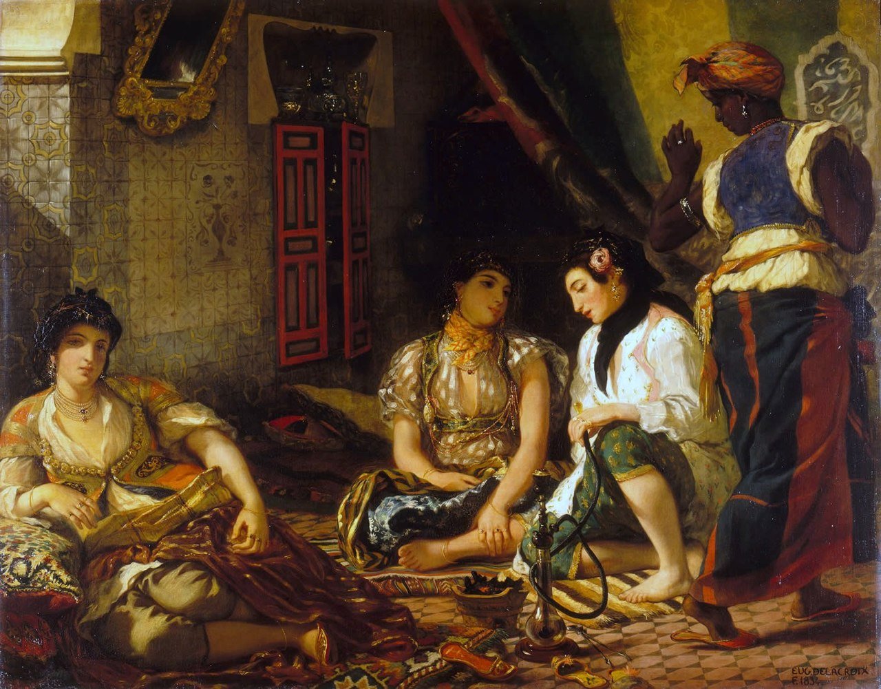 Οι Γυναίκες της Αλγερίας (1834). Photo Credits: Wikimedia Commons
