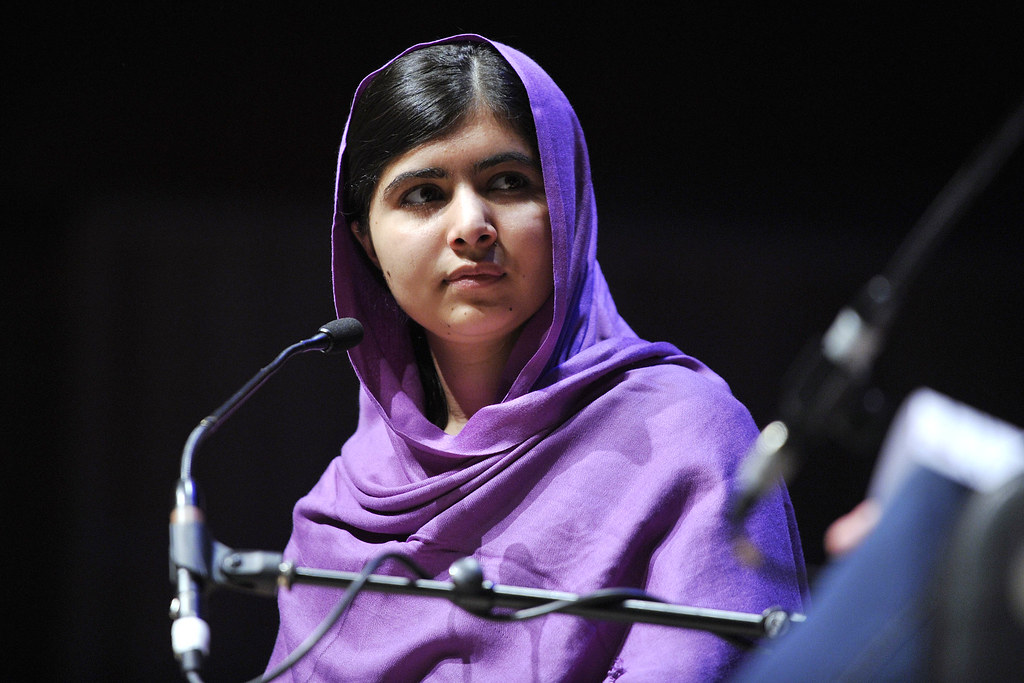 Μαλάλα Γιουσαφζάι, photo credits: Southbank Centre/Flickr/ Creative Commons
