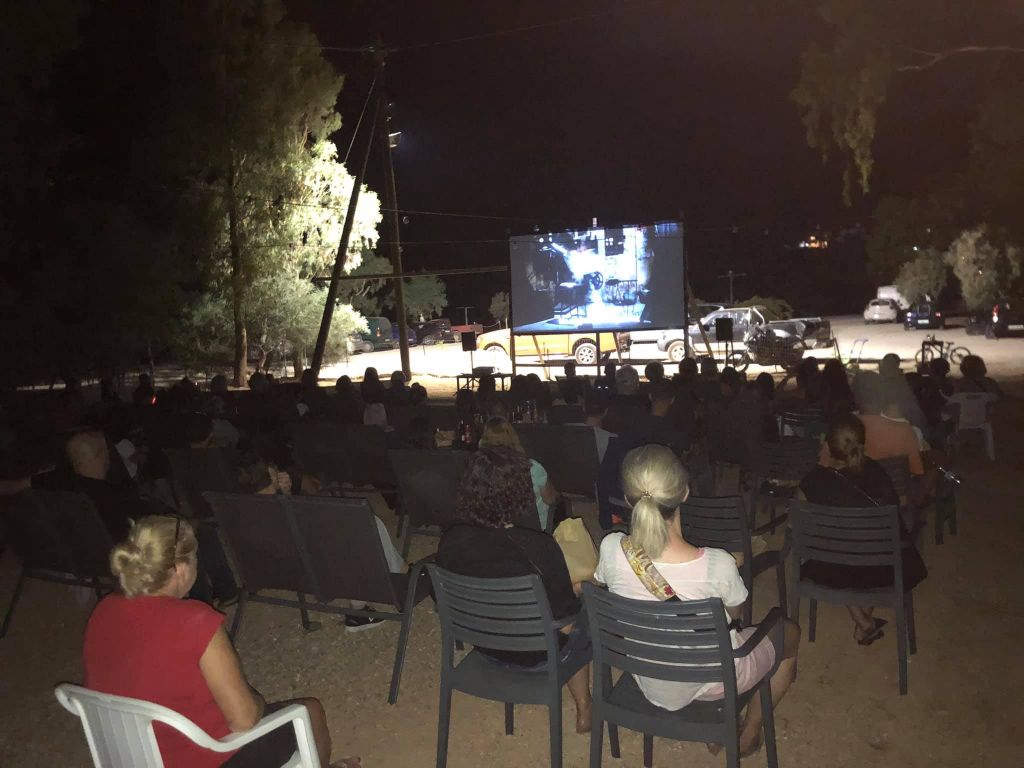Σινεμα στην Εύβοια για τους πληγέντες, φωτογραφία από Harrys Tzortzakis/facebook