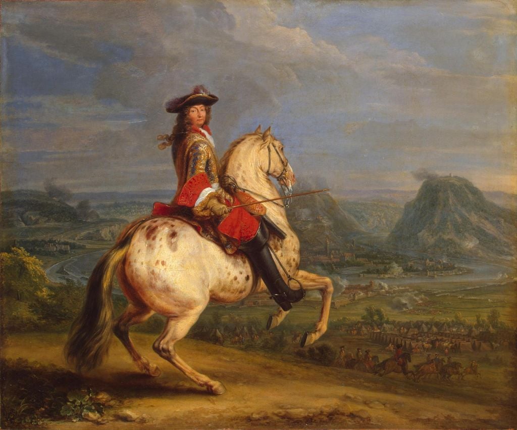 Ο Λουδοβίκος ΙΔ', Άνταμ Φρανς φαν ντερ Μέλεν. Photo Credits: Wikimedia Commons/Hermitage Museum