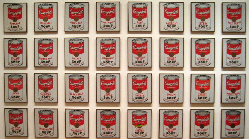 Campbell's Soup Cans, 1962