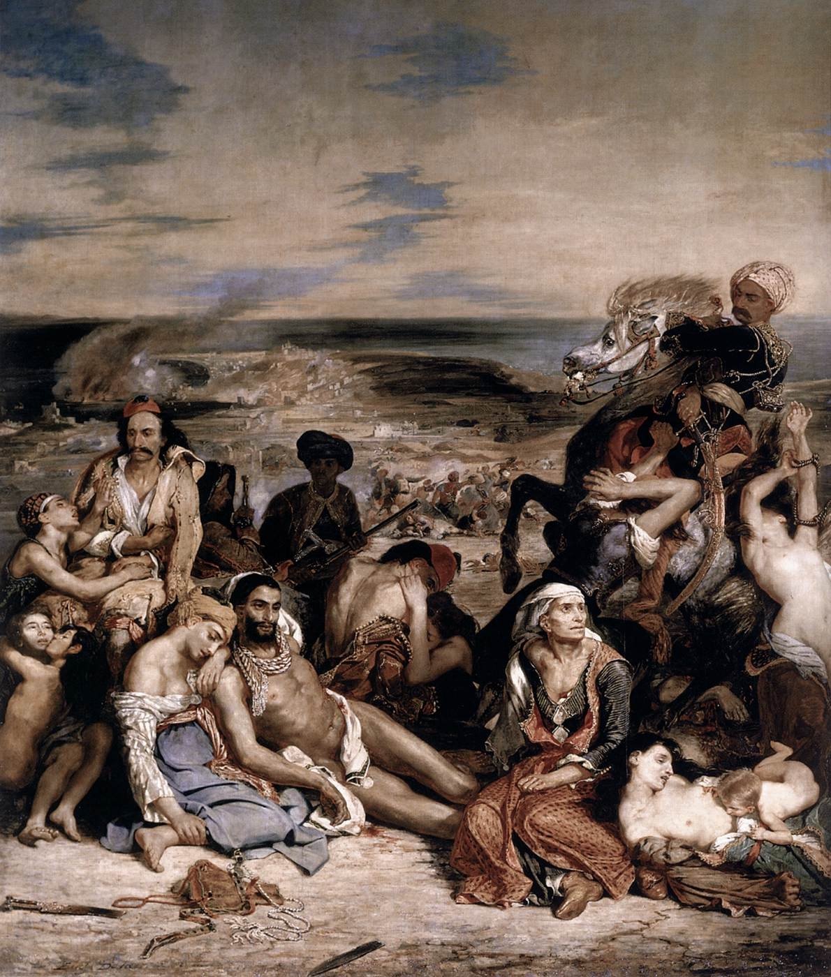 Η Σφαγή της Χίου (1824), Ντελακρουά. Photo Credits: Wikimedia Commons