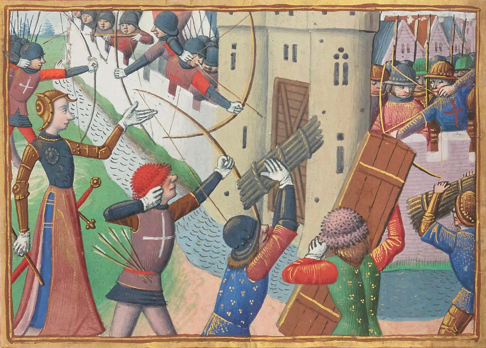 Η πολιορκία του Παρισιού από την Ιωάννα της Λωρραίνης το 1429. Photo Credits: Wikimedia Commons/Gallica Digital Library